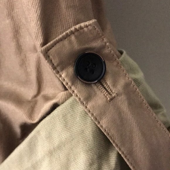 NWT ZARA Metallic Mid Length Trench Coat - Picture 6 of 13